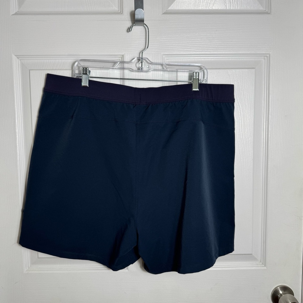 Public Rec Flex Shorts Mens 42 Navy Blue Athletic 5” Drawstring - Picture 3 of 11